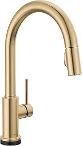 Touchless kitchen faucet with voice and motion activation technology